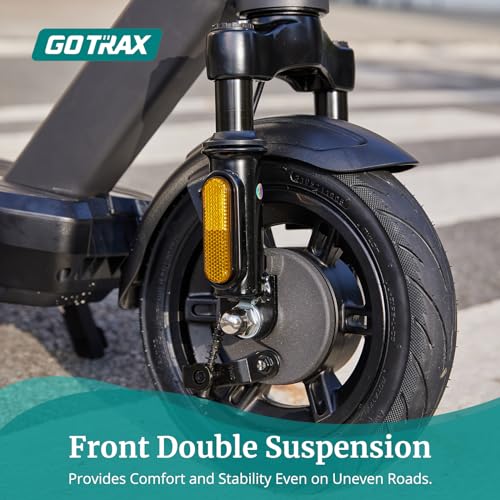 Electric Scooter for Adults, 500W Motor, 10" Solid Tire, 28-42 Miles Range, 20Mph, Foldable Commuting J520