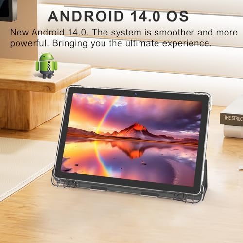 Tablet 10 inch with Keyboard Case, 12GB RAM, 1280x800 IPS HD Touch Screen E354