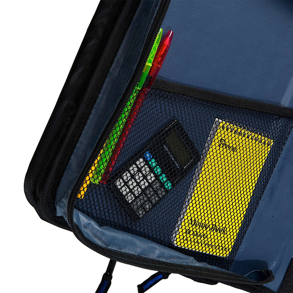 2" O-Ring Zipper Binder with 13" Tablet Pouch, Blue F3298