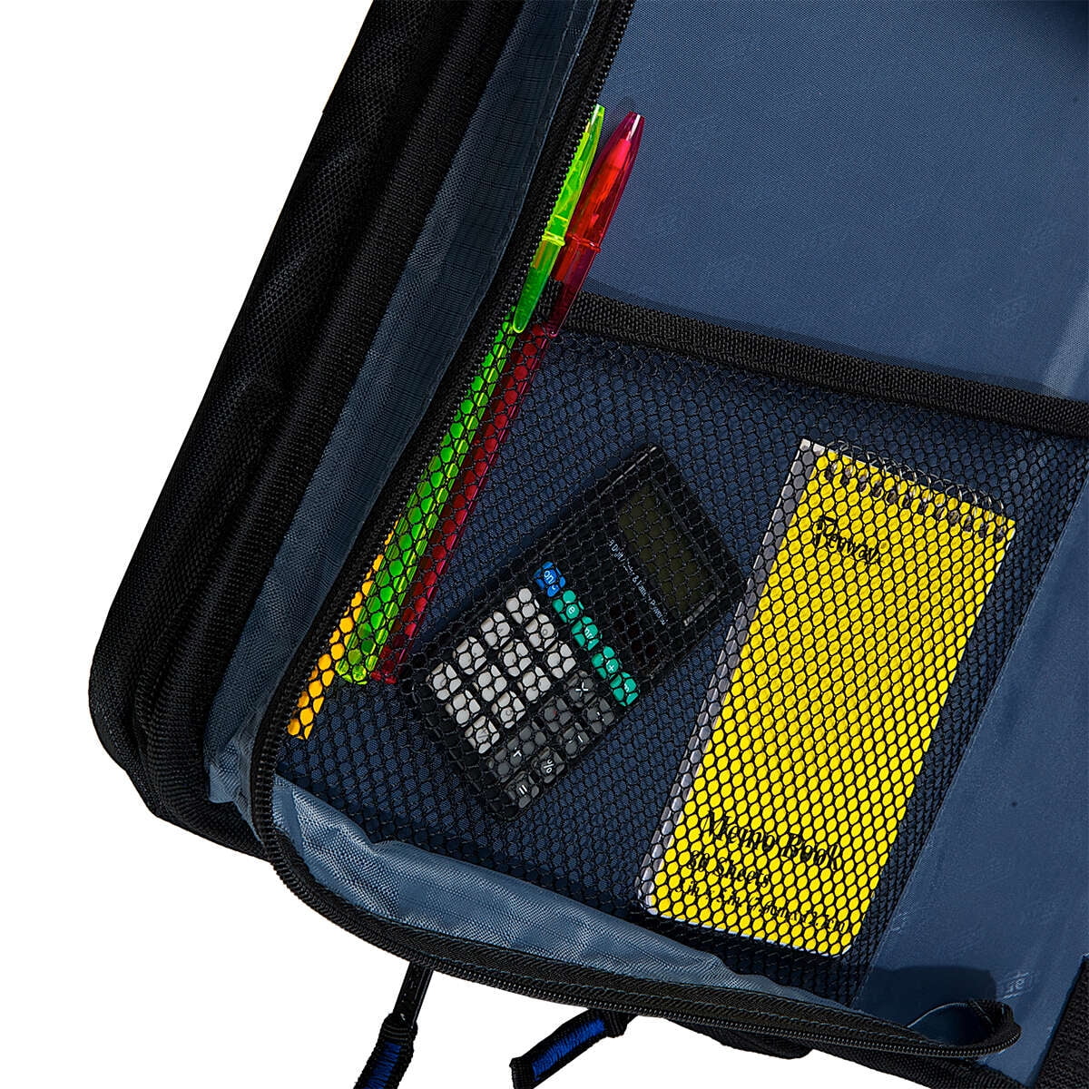 2" O-Ring Zipper Binder with 13" Tablet Pouch, Blue F3298