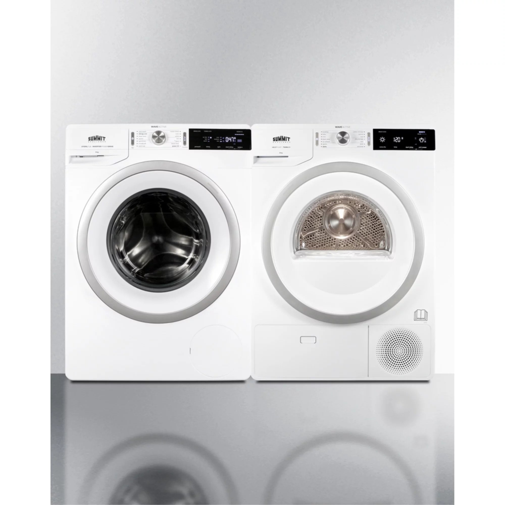 24" Front Load Washer and Electric Dryer P462882