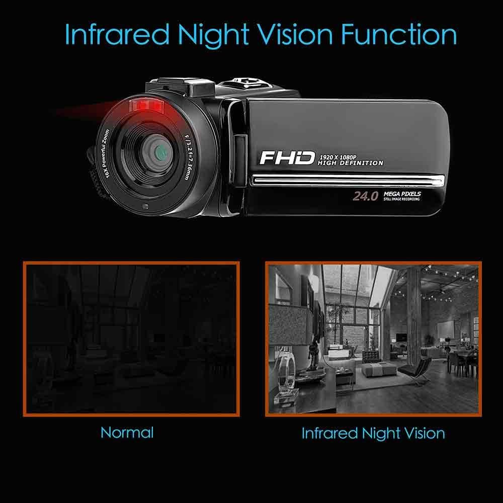 Digital Vlogging Camera FHD 1080P with Touch Screen and Tripod G330