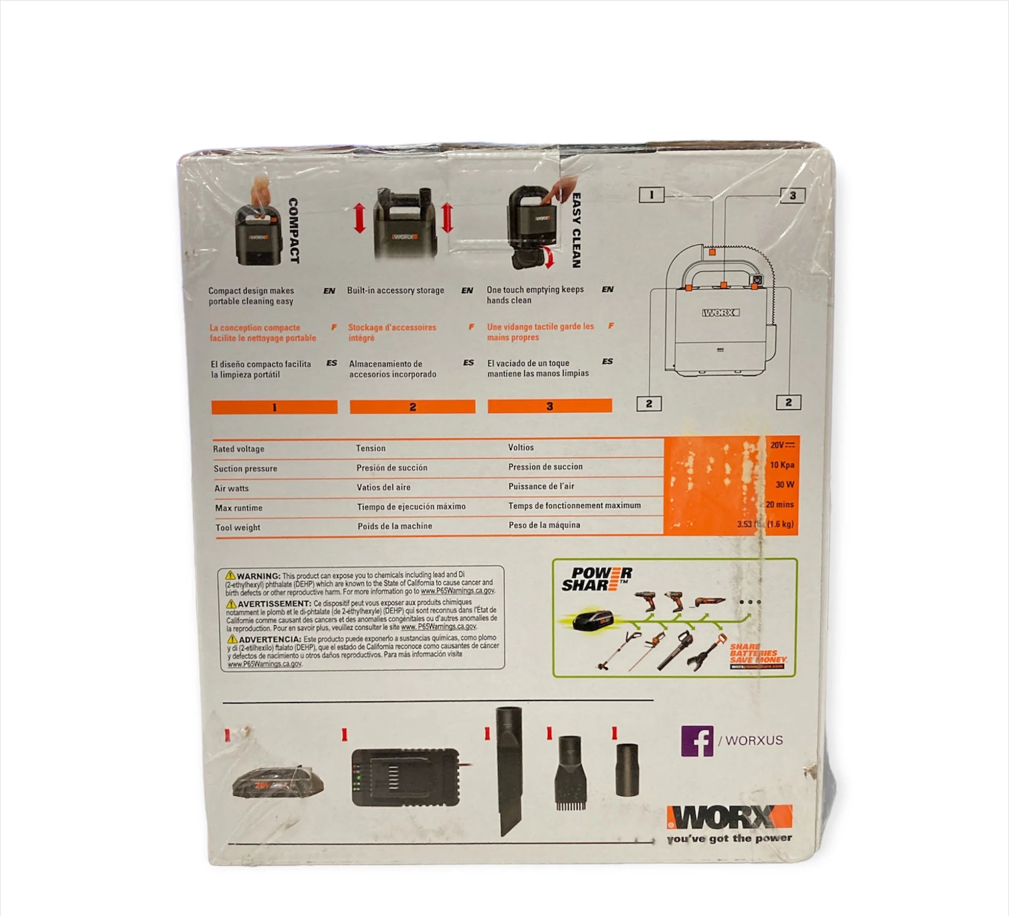 Cordless Compact Vacuum V474