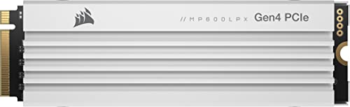 Corsair MP600 PRO LPX 500GB M.2 NVMe PCIe x4 Gen4 SSD - Optimised for PS5 (Up to 7,100MB/sec Sequential Read & 3,700MB/sec Sequential Write Speeds, High-Speed Interface, Compact Form Factor) Black