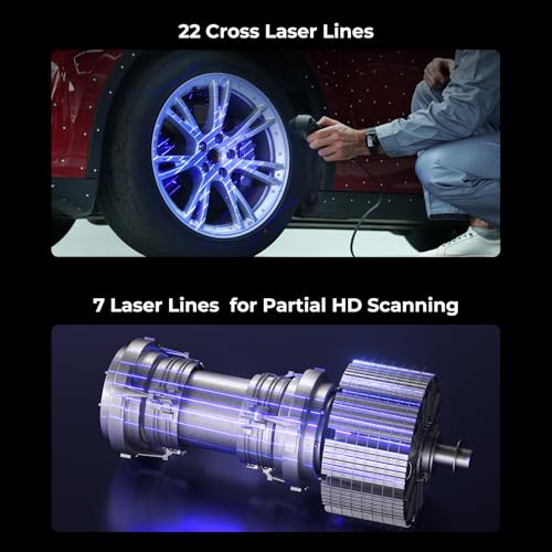3D Scanner for 3D Printing, Blue Laser, Full-Color Scans Q176