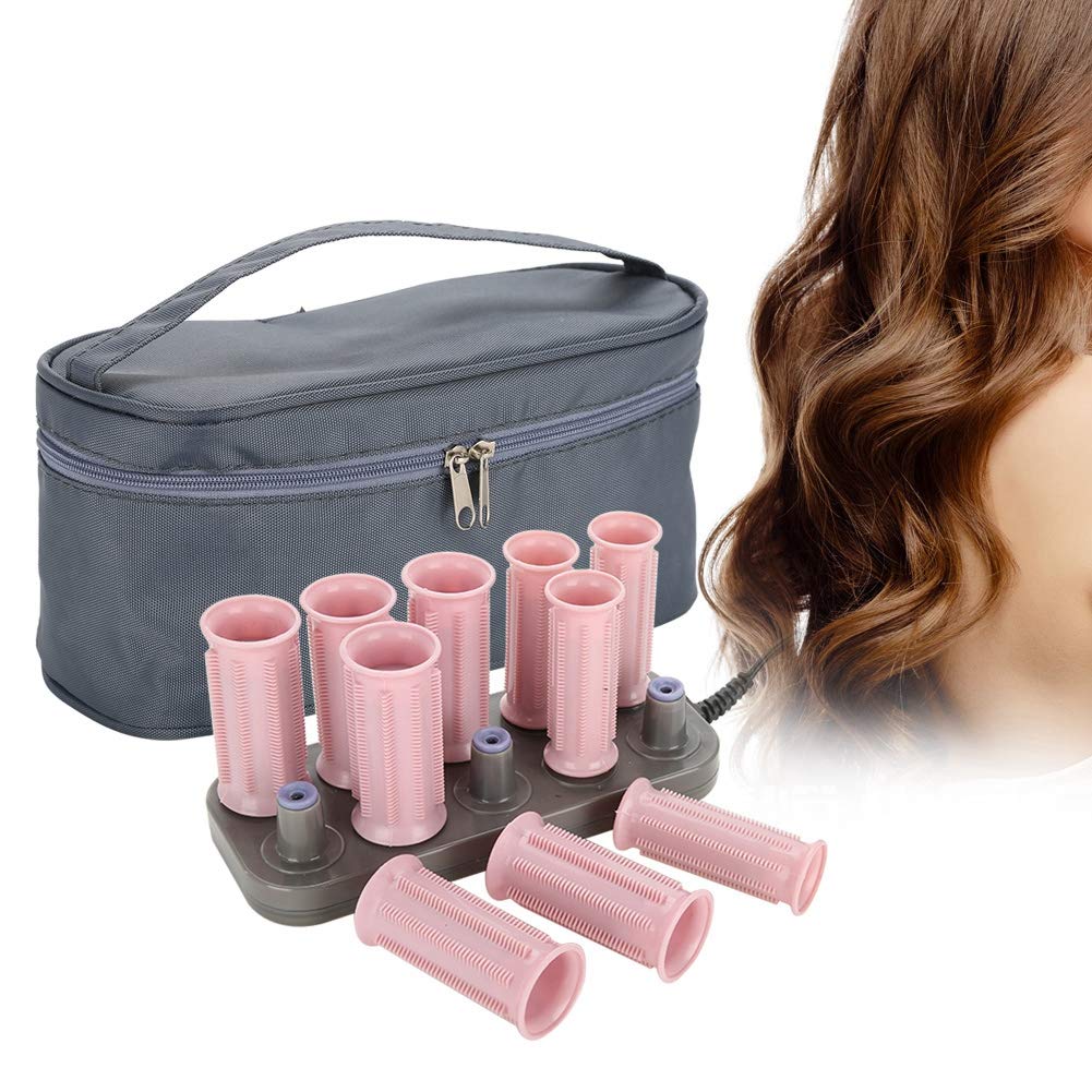 Perfecter Ion Hot PTC Heat Roller, 10pcs Professional Electric Heated Roller Electric Heated Curler Tool with Bag