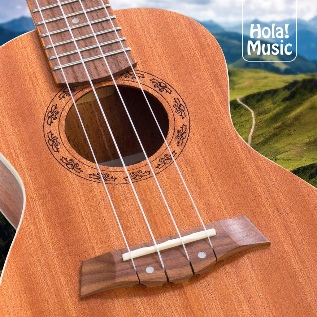 Concert Ukulele Bundle with Mahogany Body and Padded Gig Bag I108113