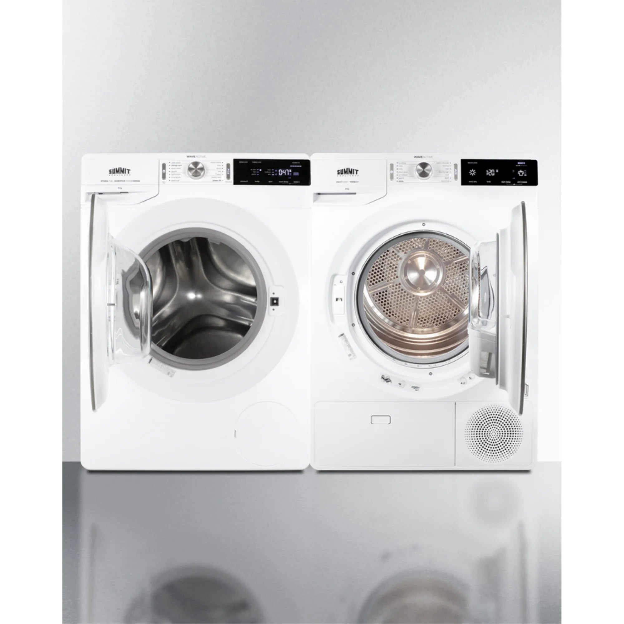 24" Front Load Washer and Electric Dryer P462882