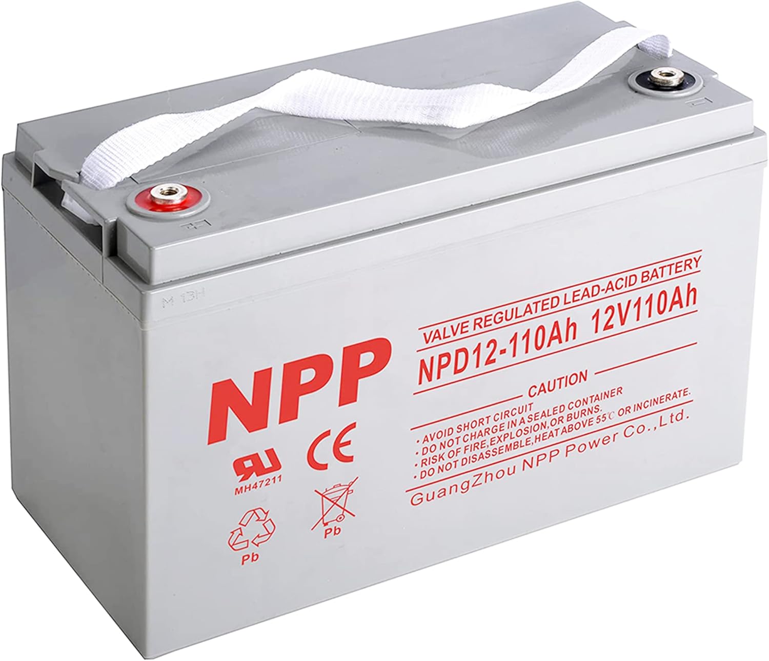 12V 100Ah AGM Rechargeable Battery, Deep Cycle for RV, Marine, and Off-Grid P98068