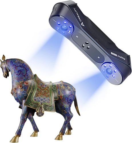 3D Scanner for 3D Printing, Blue Laser, Full-Color Scans Q176