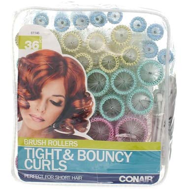 Curl & Body Brush Rollers, 36 Pieces D98317