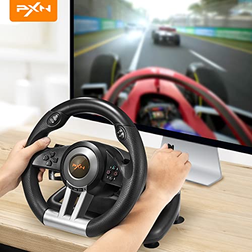 Racing Wheel for PC, PS4, PS3, Xbox Series X|S, Xbox One with Pedal O672481
