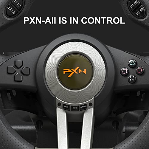 PC Racing Wheel 180 Degree USB Sim Steering Wheel with Pedals E706