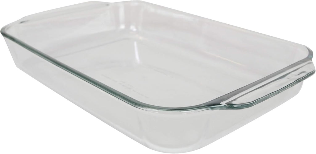 3qt Glass Baking Dish with Blue Lagoon Lid N1476