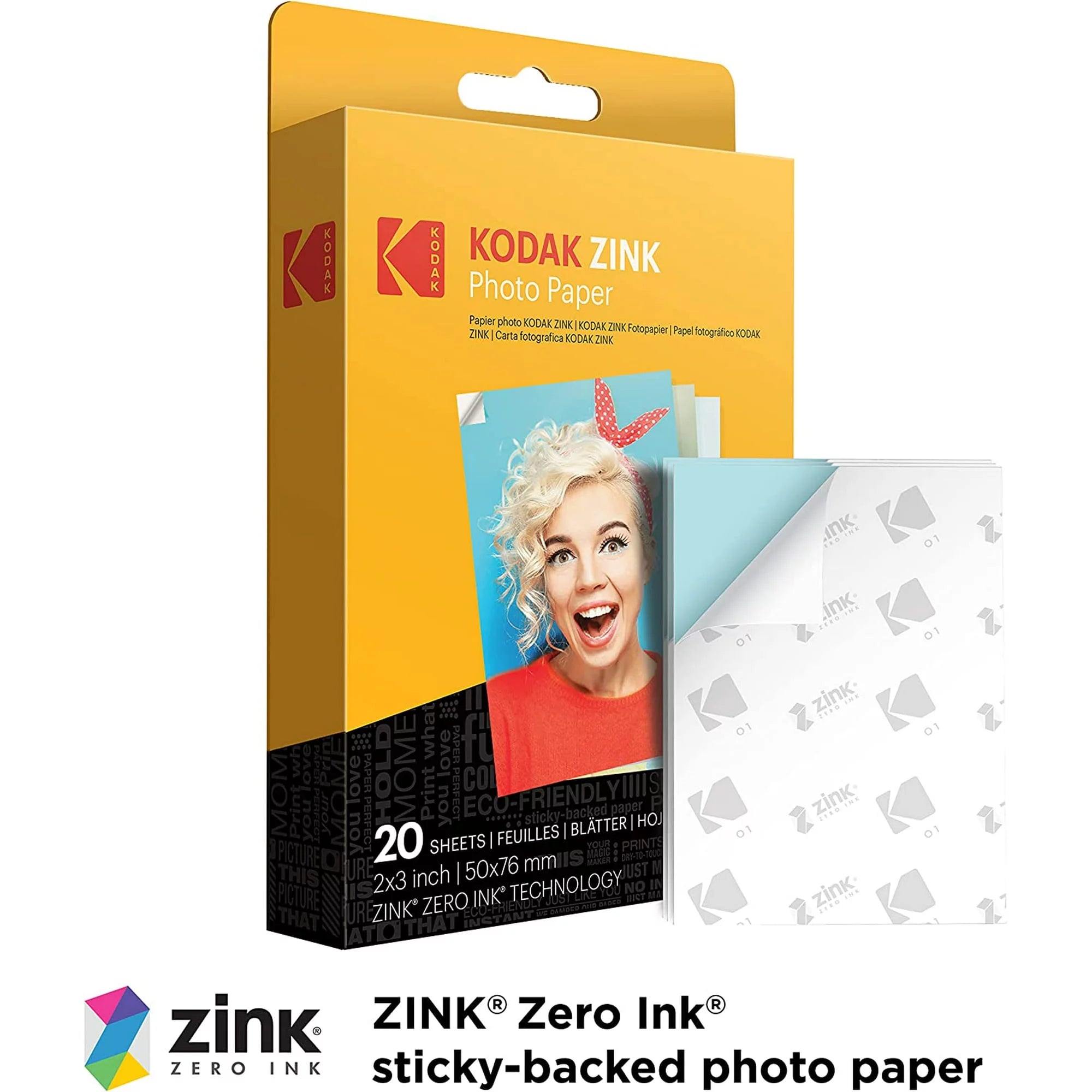 Instant Photo Printer Go Bundle (White) for iOS & Android O480