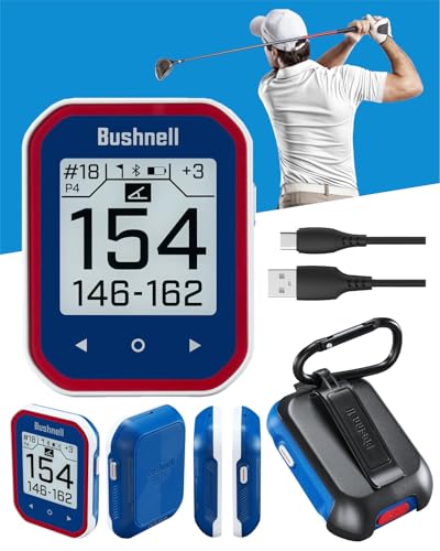 Bushnell Phantom 3 Slope GPS Golf Green with Touchscreen and Magnetic Cart Mount C64332