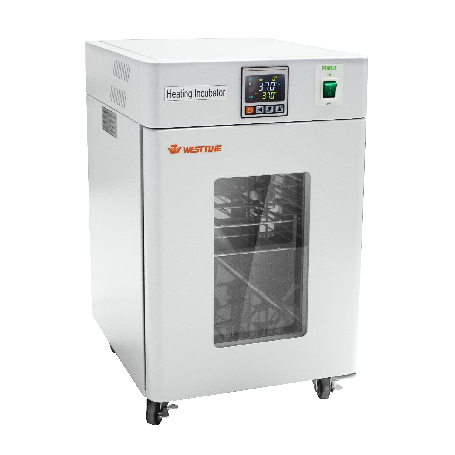Lab Incubator 18L for Bacterial Culture Seed Germination Medical Science,Reptile Incubator RT-66℃ Digital Incubator PID Temperature Control Incubator,Reptile Egg Incubator
