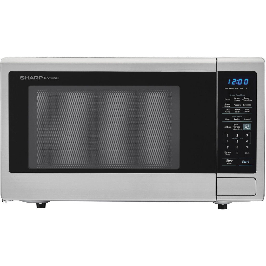 Sharp ZSMC1842CS Carousel 1.8 Cu. ft. 1100W Countertop Microwave Oven Stainless Steel