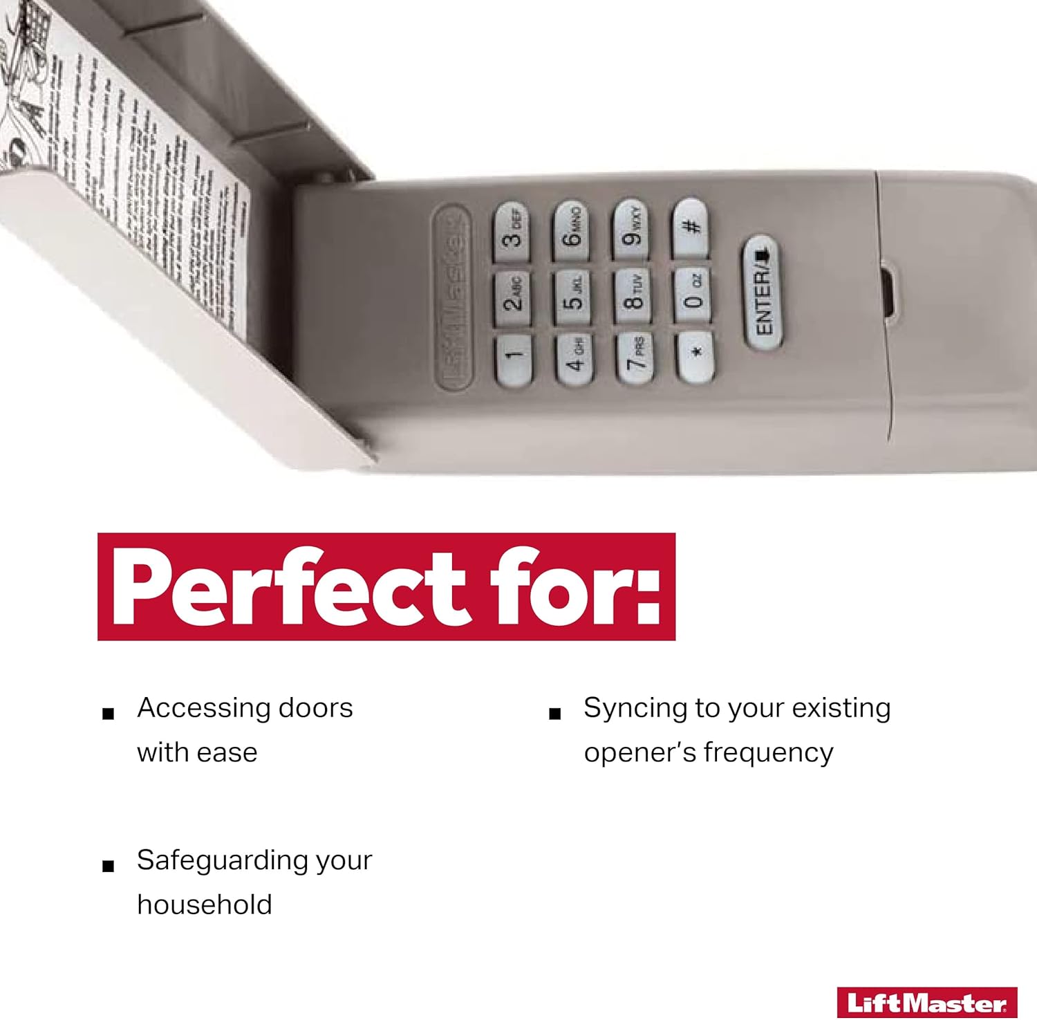 Wireless Keyless Garage Door Keypad Entry System V66872