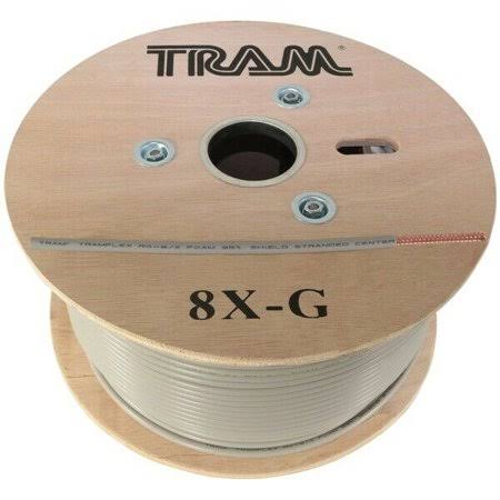 Tram 8X-G Tram RG-8X Tramflex Precision RF Coax Cable (500 Feet)