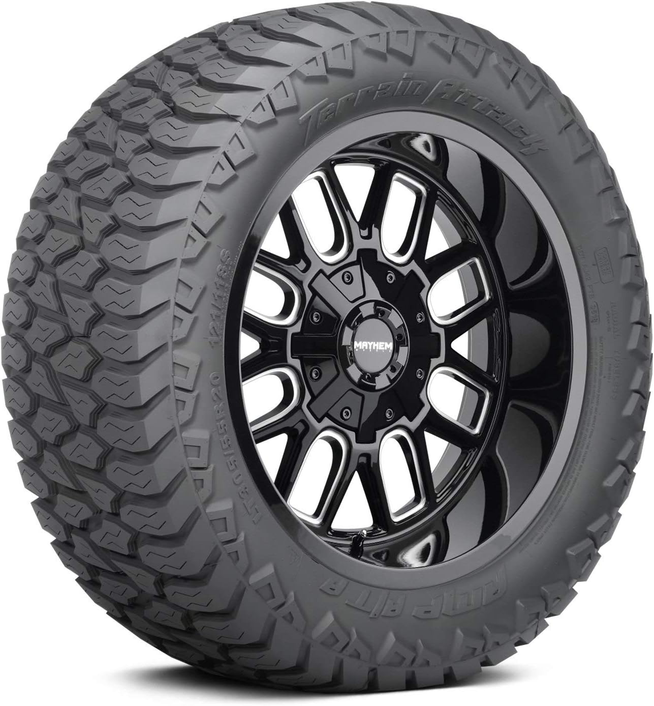 305/55R20 AMP Terrain Attack A/T A 121/118S E/10 Ply Tire