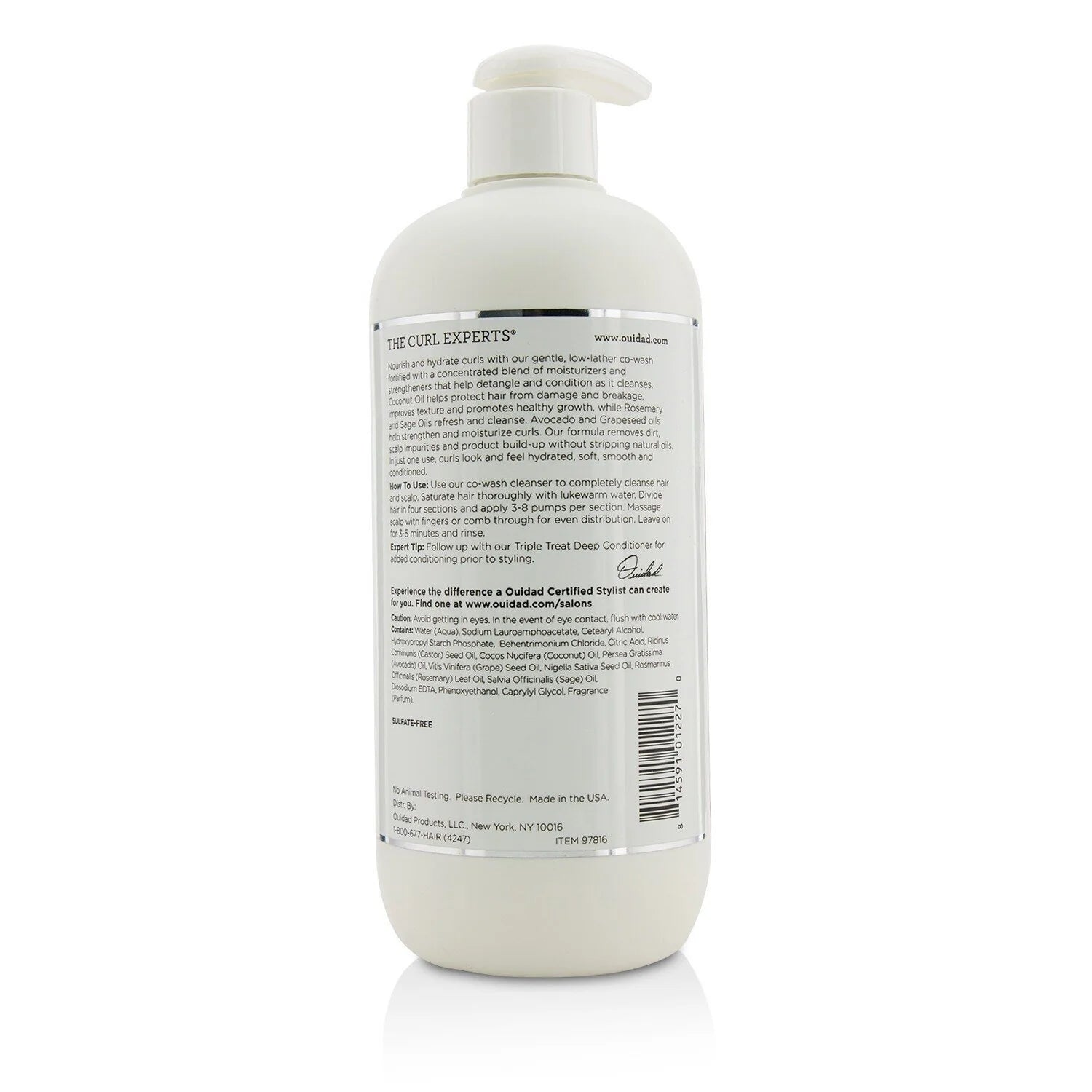 Curl Cleansing Conditioner for Kinky Curls, 1000ml W1636