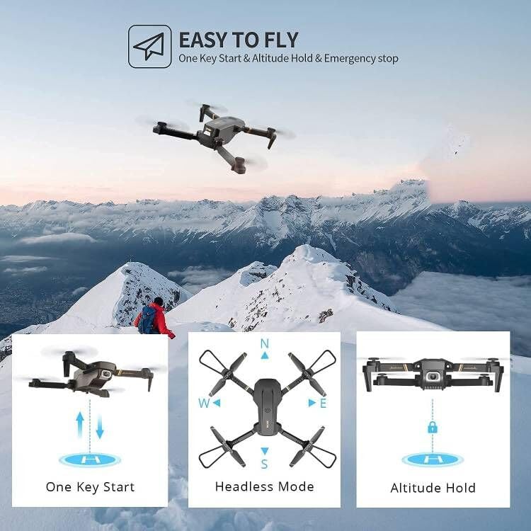 Foldable Camera Drone with 1080P FPV for Adults and Kids L97219
