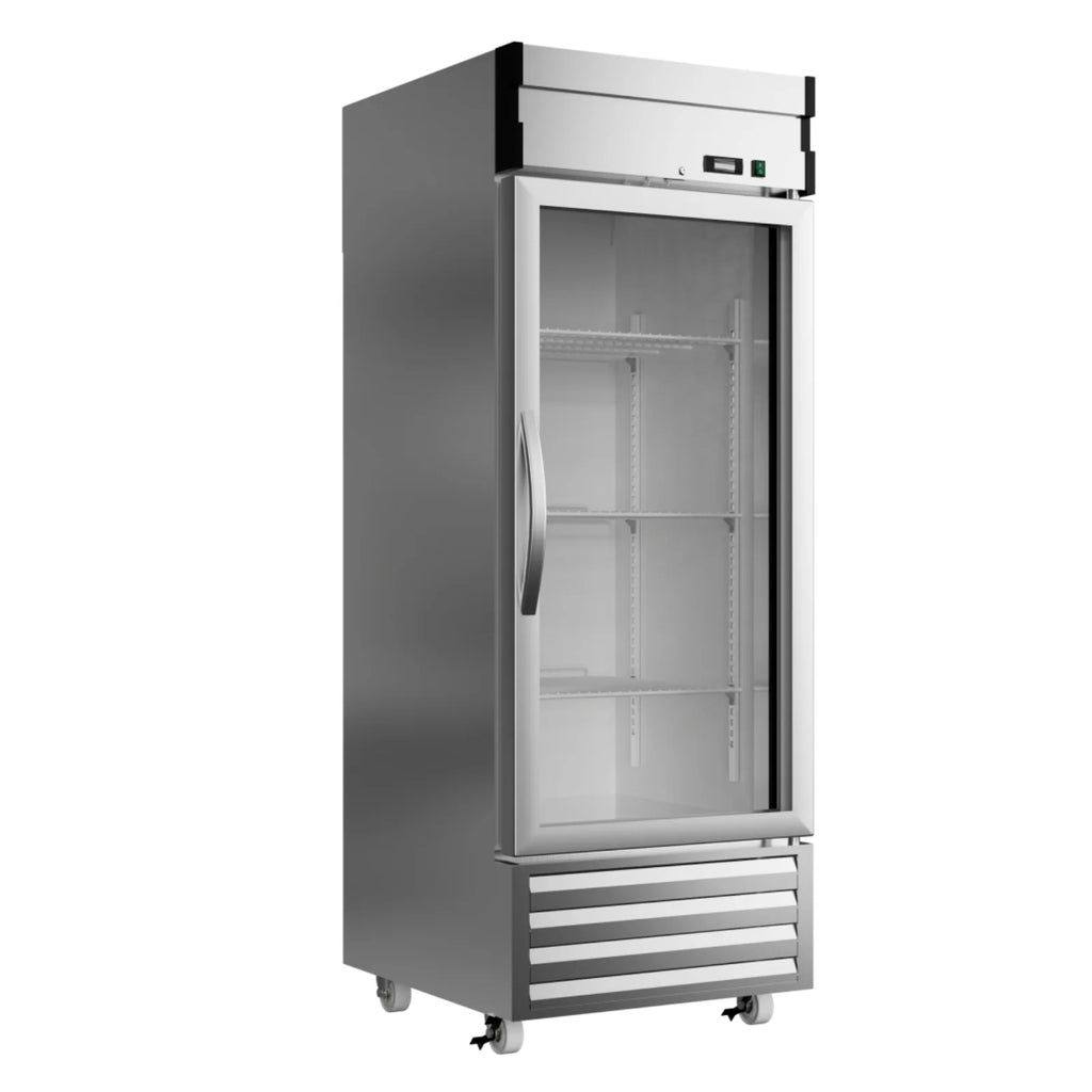 27" Single Door Glass Refrigerator M9700