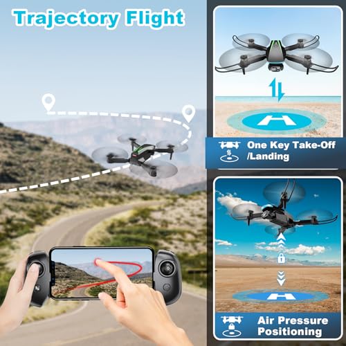Foldable Drone with 1080P HD Camera, 2 Batteries and Carrying Case B5472