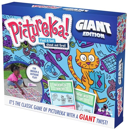 Giant Edition Family Board Game with Oversized Gameboard Cards Spinner U7841
