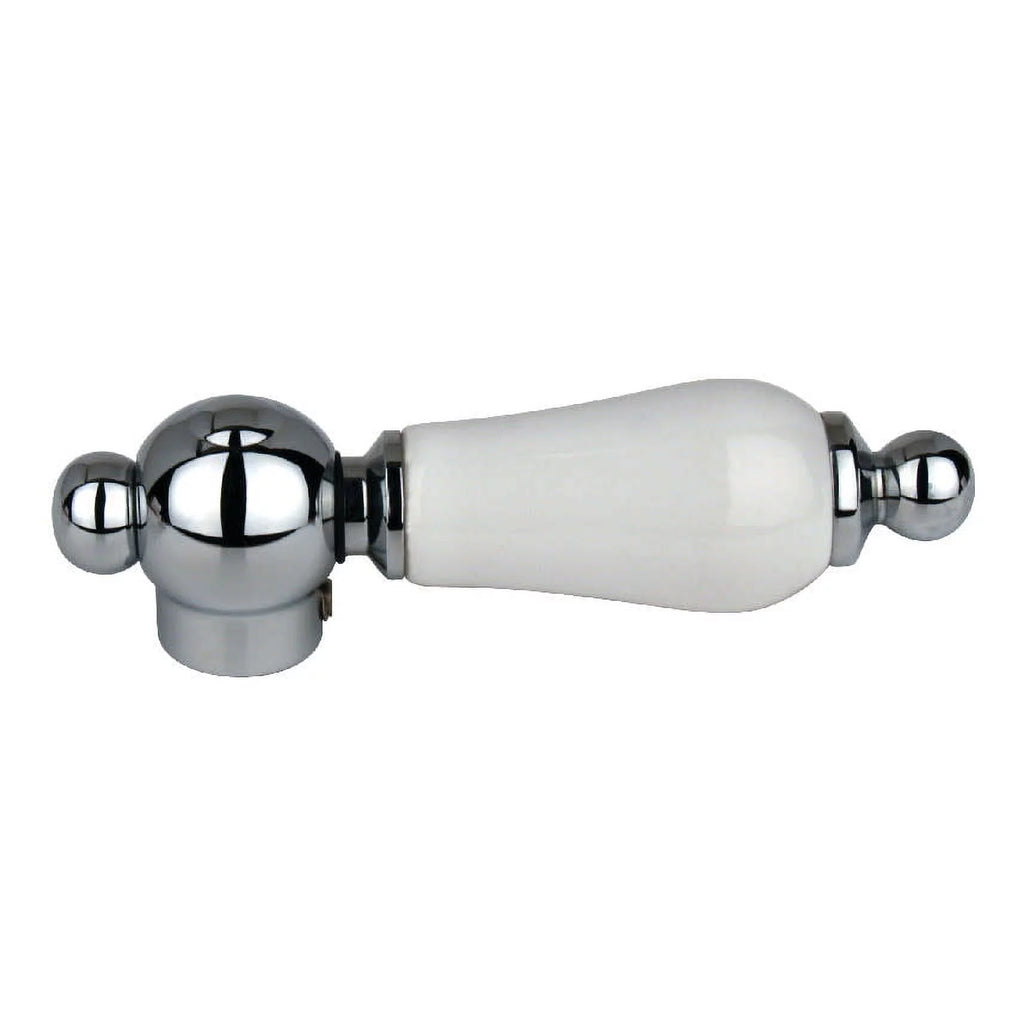Kingston Brass Kbh1601pl Porcelain Lever Handle, 3/8" X 16Pt - Chrome