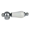 Kingston Brass Kbh1601pl Porcelain Lever Handle, 3/8" X 16Pt - Chrome