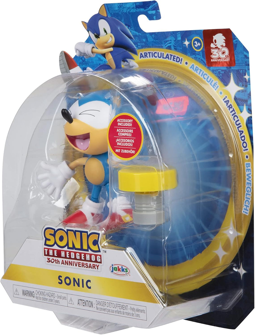 Classic Sonic 4-Inch Action Figure Collectible Toy W2536