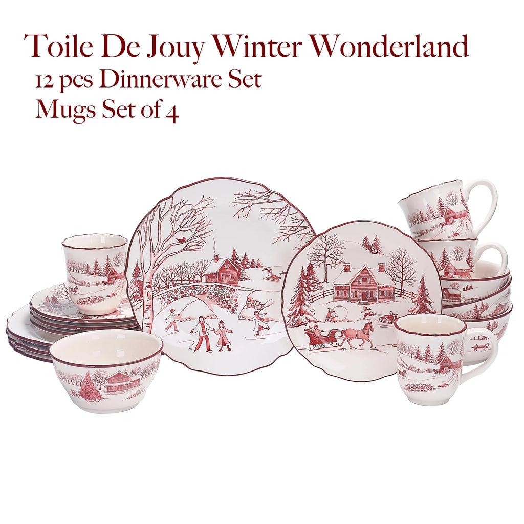 Ceramic 16oz Mugs, Set of 4, for Coffee, Tea & Drinks S58152