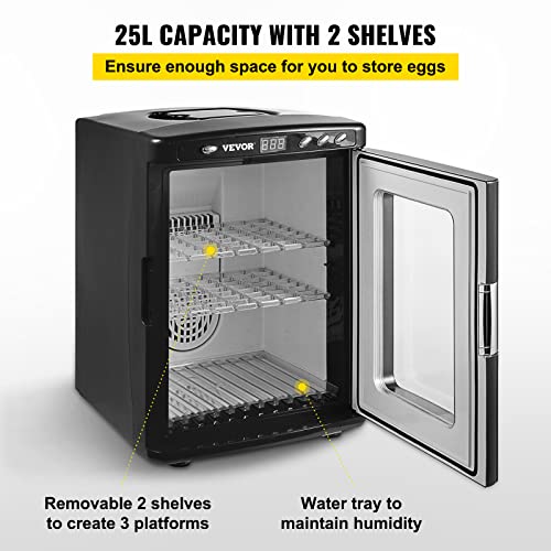 Reptile Egg Incubator 25L Digital Heating Cooling 5-60°C L2822