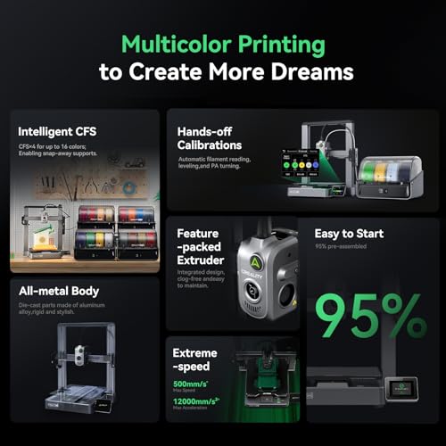 3D Printer, Multi Color Printing with CFS, High-Speed Auto-Leveling G262518