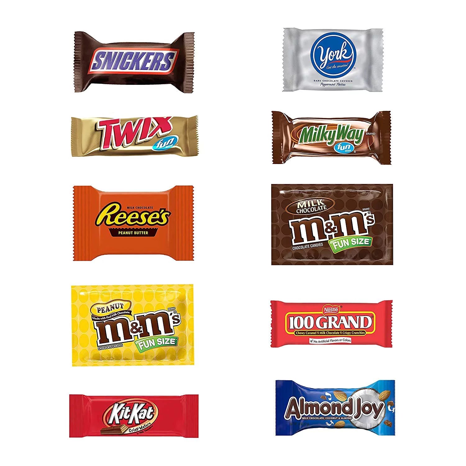 Chocolate Candy Bars Variety Pack Gift Box R73826