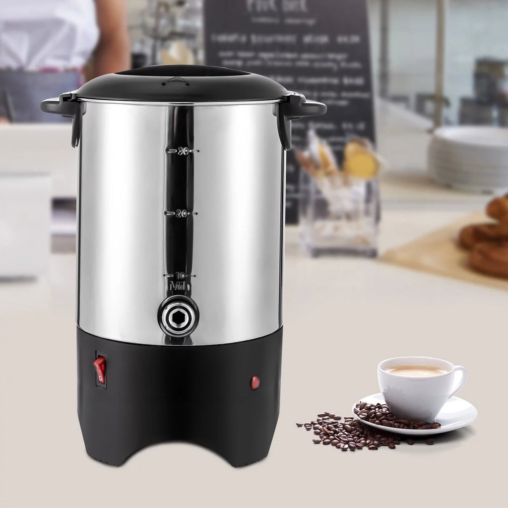 5.2L Stainless Steel Coffee Urn Dispenser with Spigot C422