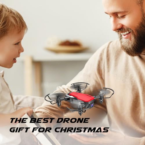 Mini Drone with Camera 720P HD FPV, Foldable RC Quadcopter with 2 Batteries C2480