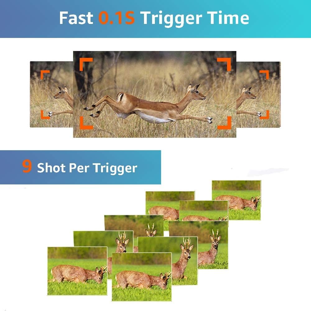 Trail Camera 32MP with Night Vision and Motion Activation U940