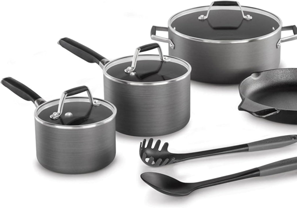 Hard Anodized Nonstick 10 Piece Cookware Set X529