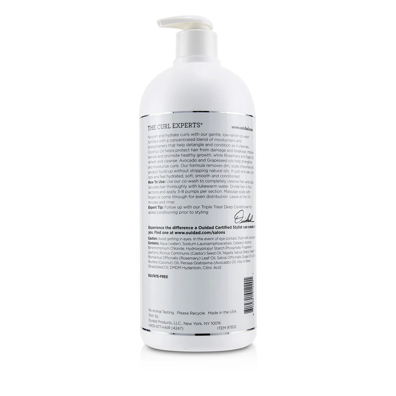 Curl Cleansing Conditioner for Kinky Curls, 1000ml W1636