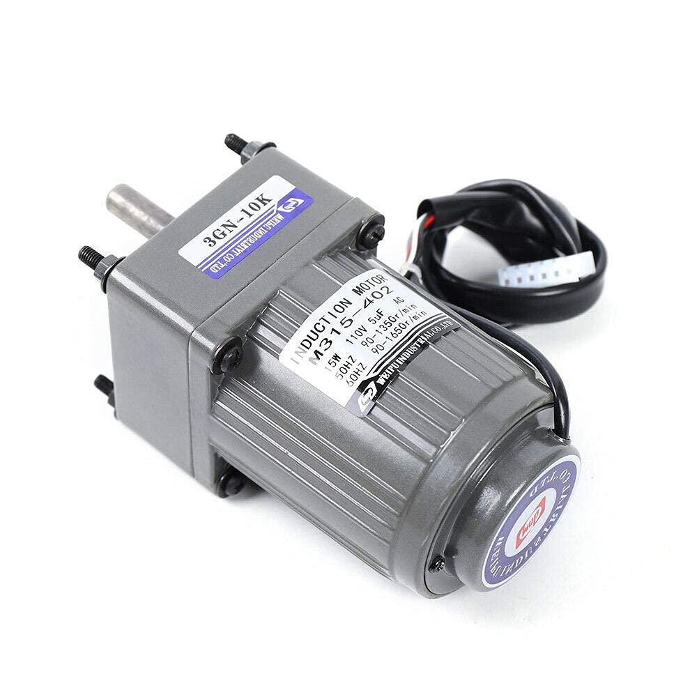 AC Gear Motor Variable Speed Controller 125RPM 110V 15W T627259