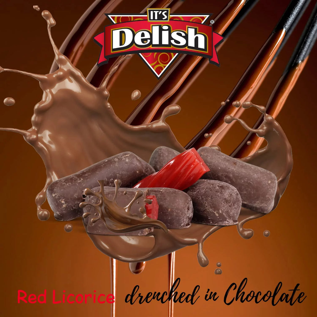 Chocolate Covered Strawberry Licorice Bits, 2 Lbs Bag G778