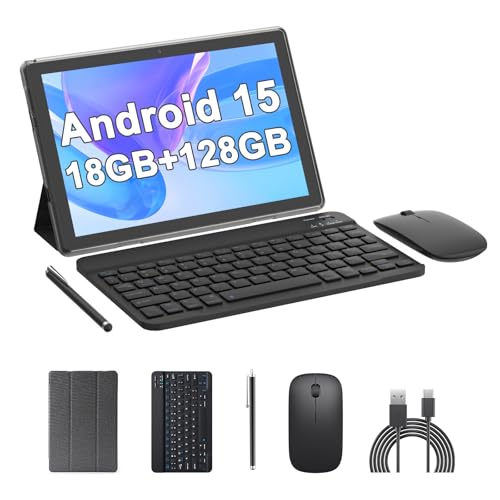 10 inch 2 in 1 Tablet with Keyboard Mouse Case Stylus, 8GB+64GB, IPS Touch Screen G53405