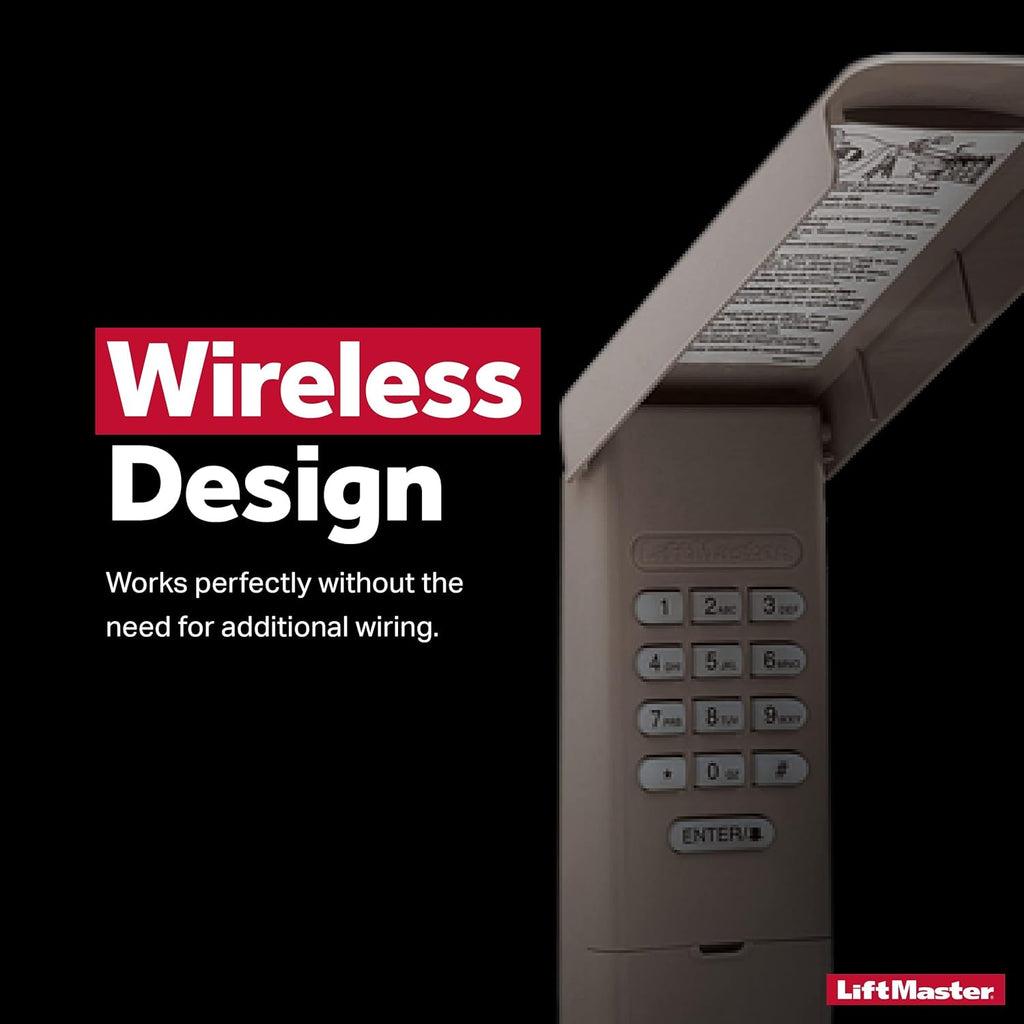 Wireless Keyless Entry Keypad for Garage Door Openers L4779