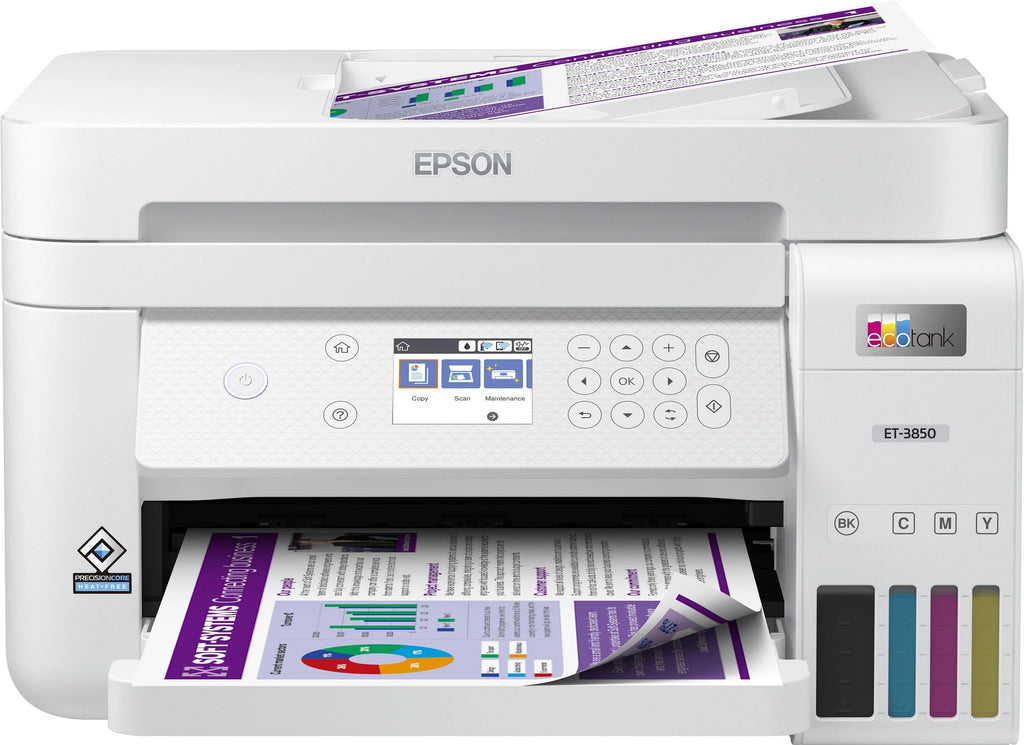 All-in-One Inkjet Printer with Scanner and Copier, White P6056