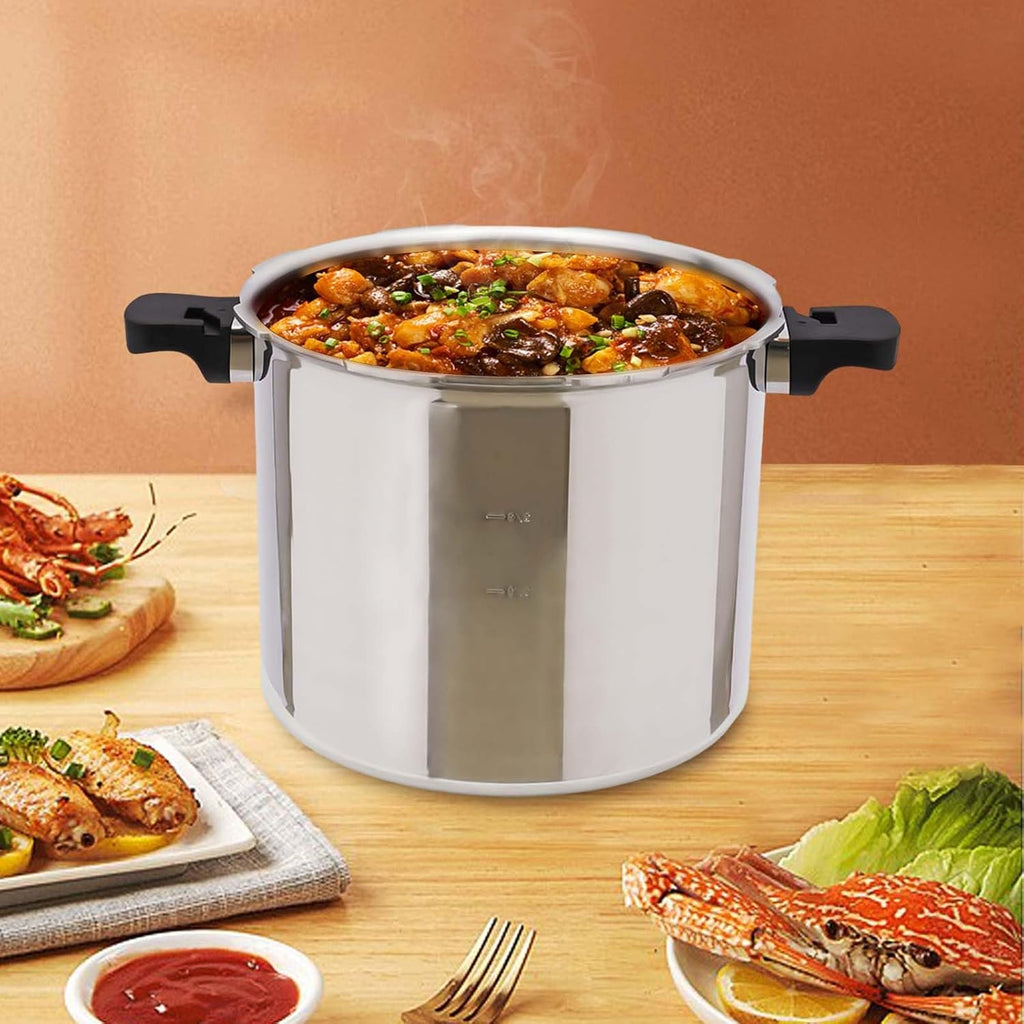 Stainless Steel Pressure Canner 22-Quart with Rack N386