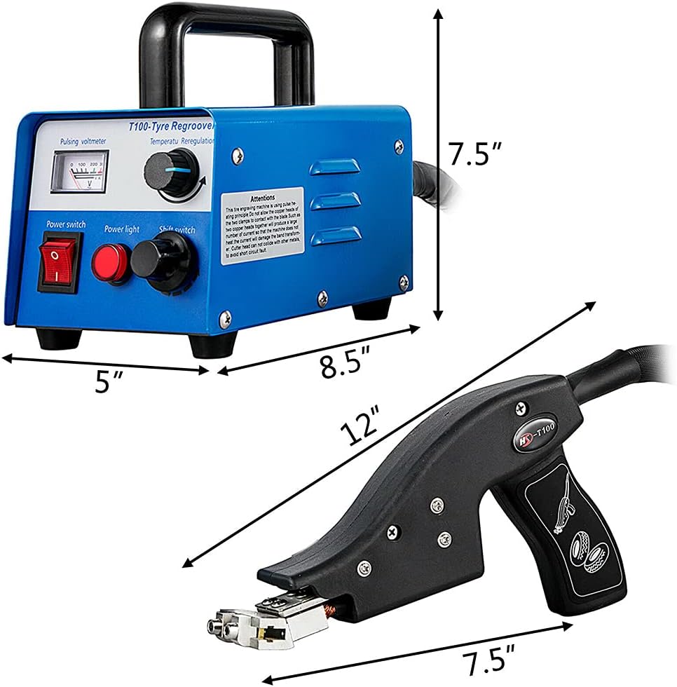 Tire Groover Tool Kit with Heated Cutter 110V 400W M172106