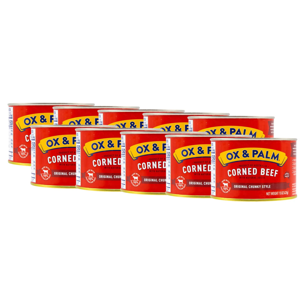 (10 pack) OX & PALM: Corned Beef Large, 15 oz